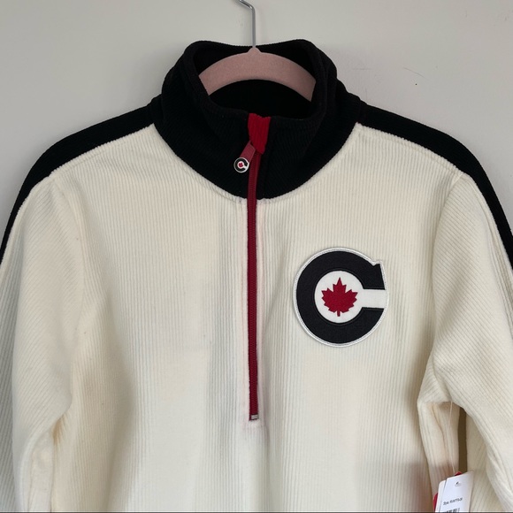 HBC Hudson’s Bay Co CANADA 2010 Winter Olympics Official Womens Fleece Jersey - Picture 2 of 13